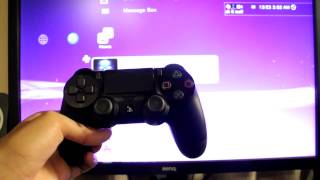 How to Use PS4 Controller on PS3 EASY METHOD WIRED AND WIRELESS [upl. by Annavaig]