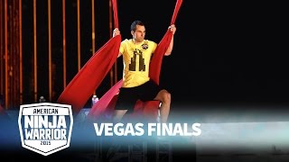 Joe Moravsky at the Vegas Finals Stage 1  American Ninja Warrior [upl. by Godderd]