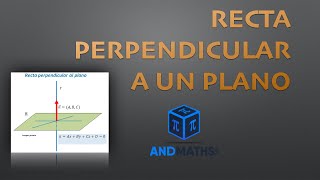 Recta perpendicular a un plano [upl. by Dagnah]