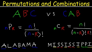 Permutations and Combinations Tutorial [upl. by Devaney]