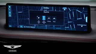 Navigation – Map View  Genesis GV70  HowTo  Genesis USA [upl. by Fabiano]