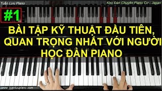 ✅ 1  Bài Kỹ Thuật Đầu Tiên Quan Trọng Nhất Khi Học Piano  Tuấn Lưu Piano [upl. by Novad]