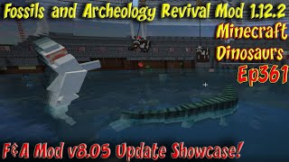 Fossils and Archeology Mod 1122 v805 Update 2021 Megladon 4k60FPS Minecraft JAVA Dinosaurs Ep361 [upl. by Elletnuahc739]