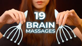 ASMR 19 Brain Melting Massage Triggers No Talking [upl. by Asilav]