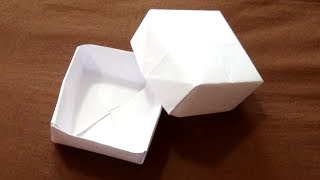 Como hacer Caja Origami BASICA y FACIL [upl. by Cynde480]