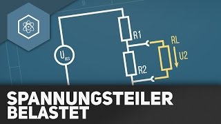 Der belastete Spannungsteiler  Elektrotechnik [upl. by Leighland765]