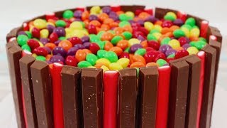 DIY Desserts Yummy Skittles Cake and More Tasty Cakes by Hooplakidz How To [upl. by Ryann]