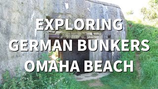 Exploring German Bunkers on Omaha Beach [upl. by Hort]