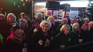 WHAT CHRISTMAS MEANS TO ME Rock Choir at Birkdale Lights Switch On 1st December 2024 [upl. by Dinsdale]