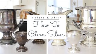 How To Clean Silver  Before and After [upl. by Synn278]