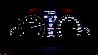 Lexus LS600h L  acceleration 0250 kmh 0100 kmh 0400 m racelogic [upl. by Antoinette]