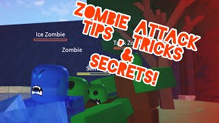 Zombie Attack  Tricks Tips Secrets  Roblox [upl. by Akerdna821]