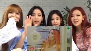 BLACKPINK Reaction ON BTS Boy With Luv Feat Halsey [upl. by Corbett]