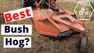 Bush Hog Review  Rhino Rotary Cutter Ep 19 [upl. by Berns]