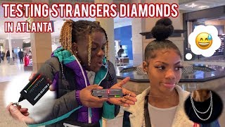 Testing Strangers Diamonds 😭💎 Atlanta Mall Edition  Public Interview [upl. by Batory]