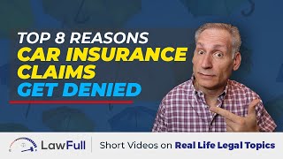 Car Insurance Claim Denied – Top 8 Reasons Why [upl. by Iover561]