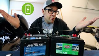 What kind of Batteries do I need for my Boat Marine batteries explained [upl. by Hennie]