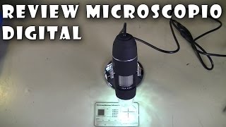 Review Microscopio digital 500x USB  Química Soldadura SMD [upl. by Noslrac]