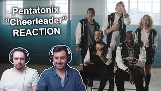 Singers ReactionReview to quotPentatonix  Cheerleaderquot [upl. by Aryc650]