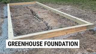 Building a Planta Greenhouse  The Foundation Part 1 [upl. by Tine]