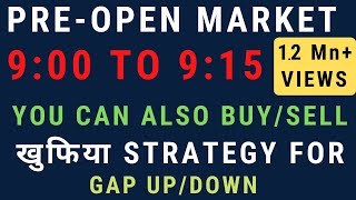 What is Pre Opening Session in Stock Market  How to trade in Pre Open Market [upl. by Nonarb]