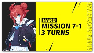 Blue Archive  Mission 71 Hard 3 Turns [upl. by Madaras]