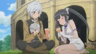 DanMachi Scene  Date With HestiaEng Sub [upl. by Yelnahs]