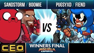 Sandstorm amp Boomie vs Fiend amp Pugsy  Winners Final  CEO 2019 2v2 [upl. by Isabel733]