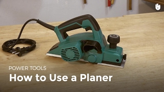 How to Use a Planer  Woodworking [upl. by Niwdog]