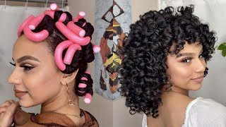 Heatless Flexi Rods  NightMorning Routine [upl. by Navar]