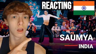 Belgian Reacts to Red Bull Dance Your Style 2024 Saumya 🇮🇳 [upl. by Dnallor490]