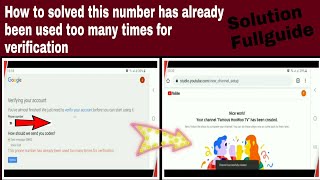 ⭕🔴 How to solve this number has already been used too many times for verification [upl. by Siskind]
