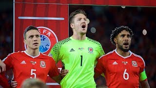 GOOSEBUMPS Wales fans deliver incredible rendition of the national anthem [upl. by Namqul]