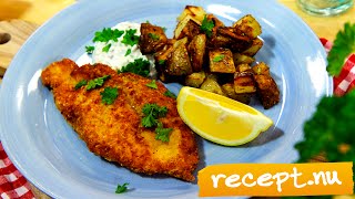 Mitt kök Kycklingschnitzel med citronsås  TV4 [upl. by Ramma]