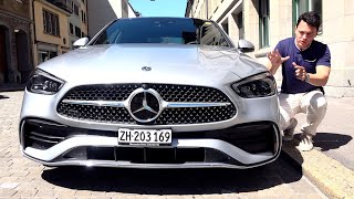 2022 Mercedes C Class  NEW Drive C220d AMG FULL Review Interior Exterior [upl. by Parish]