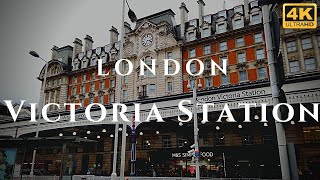 London Victoria Station Walk Through England 4K [upl. by Gessner]