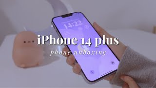 Unboxing iPhone 14 Plus Purple  Accessories Aesthetic  Camera Gaming [upl. by Nylaj]