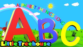 Alphabet Phonics Song  ABC Song  More Nursery Rhymes amp Kids Songs by Little Treehouse [upl. by Ennayelhsa124]