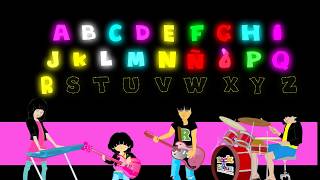 Spanish ABC song for kids Alfabeto en español El abecedario [upl. by Ayrb]