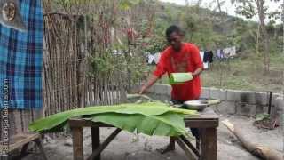 Aeta Bamboo Rice Cooking in Pampanga [upl. by Hanover160]