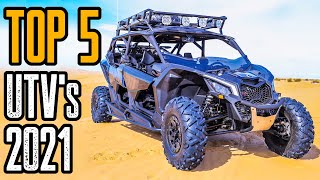 Top 5 New SideBySide UTVs for OffRoading 2021 [upl. by Harri]