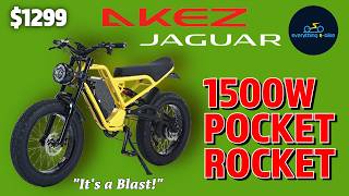 AKEZ Jaguar 1500W Pocket Rocket EBike [upl. by Marys660]