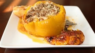 Gemista Stuffed Tomatoes and Bell Peppers [upl. by Urbas749]