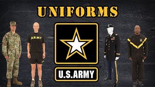 Uniforms in the US Army [upl. by Anippesuig]