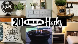 Absolute TOP 20 Best DIY IKEA HACKS Thatll Blow Your Mind [upl. by Anrapa]