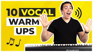 10 Vocal Warmups  Ridiculously Easy and Effective [upl. by Nhguaval]