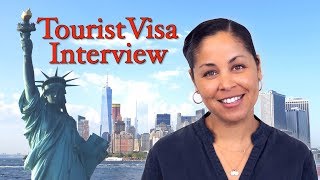 Tips for USA Tourist Visa Interview  B1B2 visa interview questions [upl. by Bashemath34]