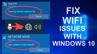 How To Fix WiFi Not Working Issue On Windows 10 [upl. by Atnom]