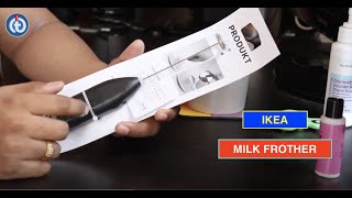 IKEA MILK FROTHER Review amp Battery Installation [upl. by Nuahsor]