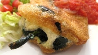 How To Make Chiles Rellenos  Chile Relleno Recipe  Hilah Cooking [upl. by Ornas963]